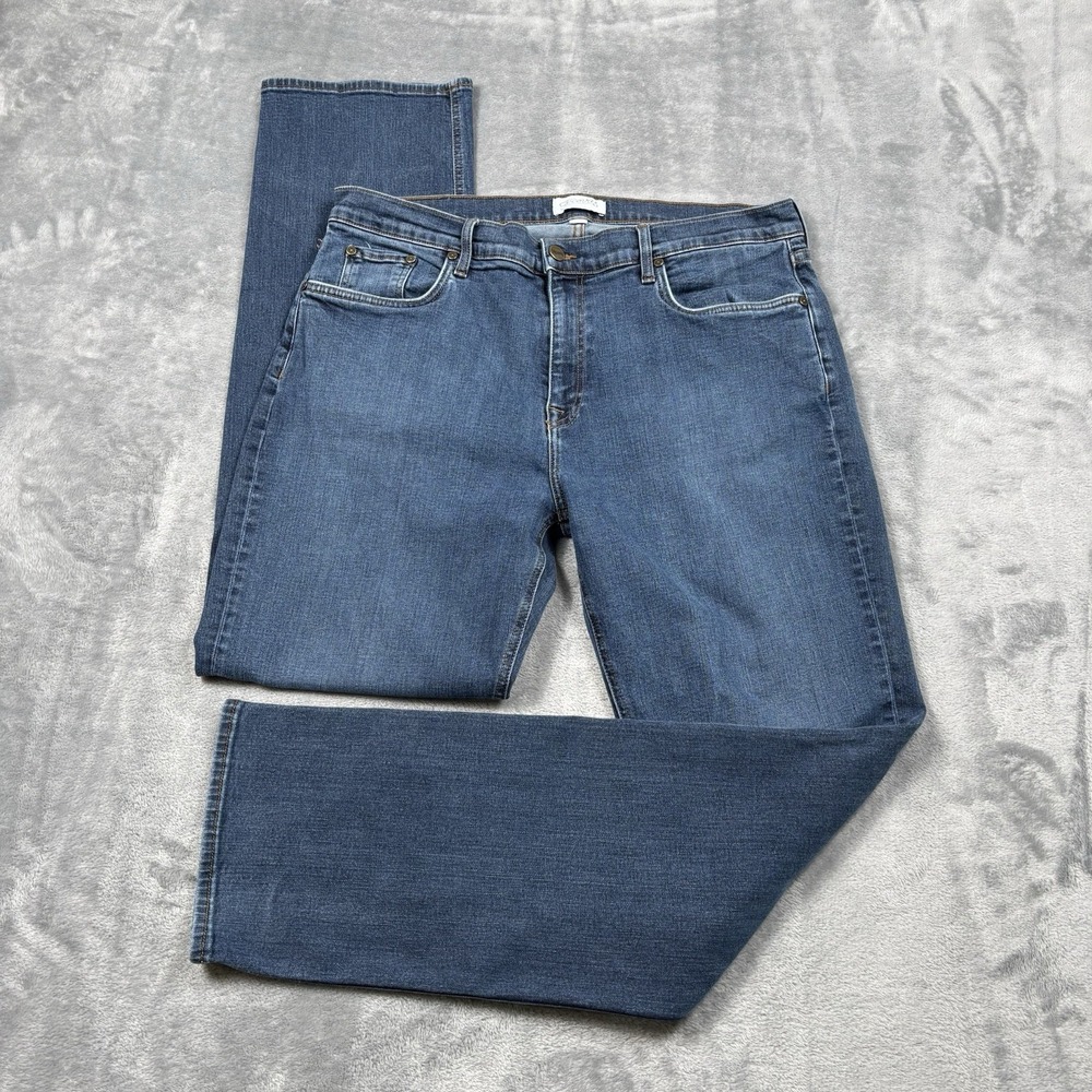 Tecovas Standard Jeans Dark Blue Stretch Denim Pants Men's 38x32 Western - Picture 1 of 8